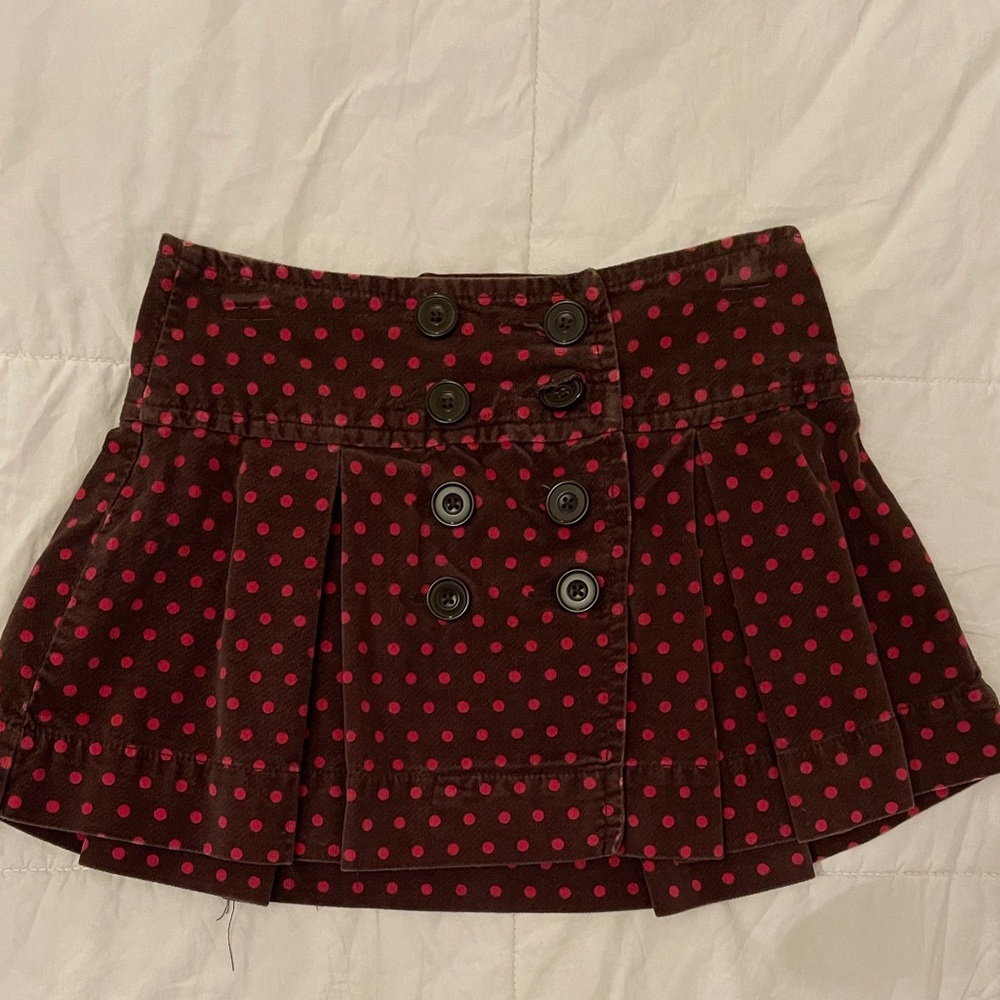 Mini pleated skirt